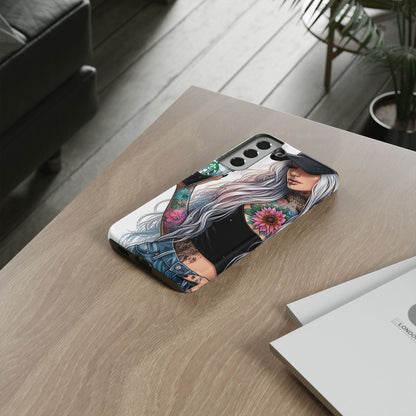 Tattooed Coffee Queen – Edgy Urban Aesthetic Mobile Cover