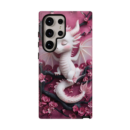 Whimsical 3D Relief Artwork Of A Cute Dragon phone case design