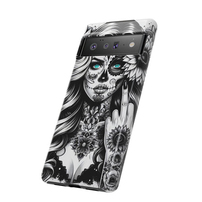 La Rebel – Day of the Dead Gothic Attitude Mobile Cover