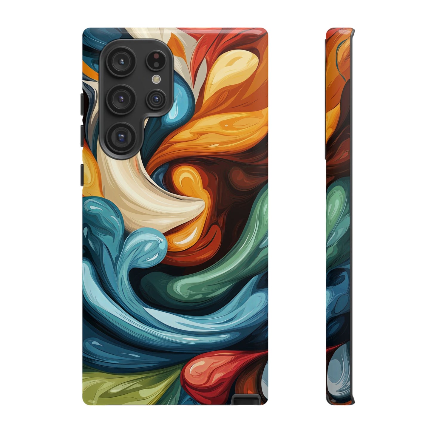 Color Current – Fluid Energy Abstract Phone Case for iPhone, Samsung & Pixel