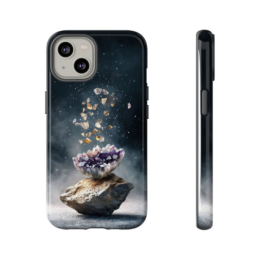 Mystic Amethyst Stones Phone Case for iPhone, Samsung & Google Pixel