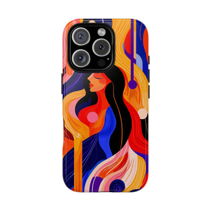 Muse in Motion – Abstract Goddess Phone Case for iPhone, Samsung & Pixel