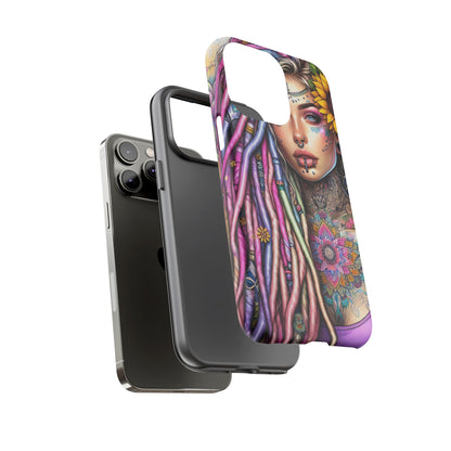 Boho Mandala Goddess – Ethereal Tattoo Art Mobile Cover