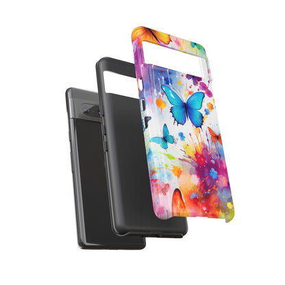 Vibrant Watercolor Butterfly Mobile Case