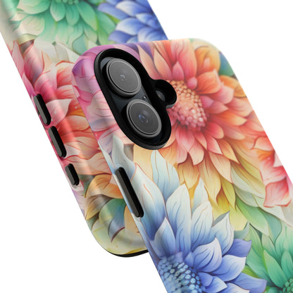Rainbow Bloom Mandala Floral Mobile Case