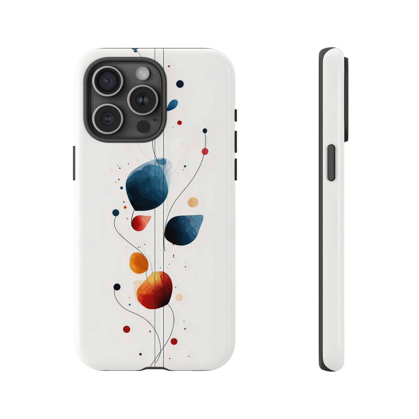 Celestial Dots Abstract Phone Case – Space-Inspired Art for iPhone, Samsung & Pixel