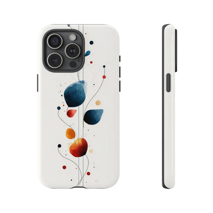 Celestial Dots Abstract Phone Case – Space-Inspired Art for iPhone, Samsung & Pixel