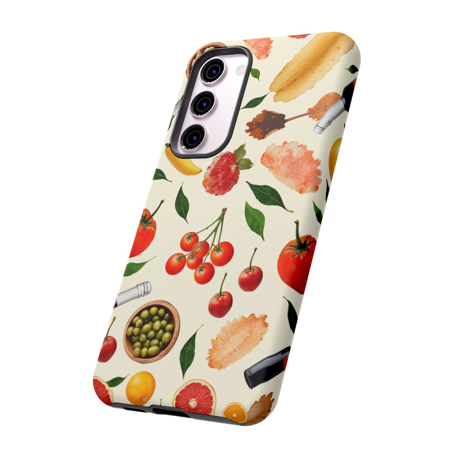 Fresh Fruits & Veggies Pattern Phone Case