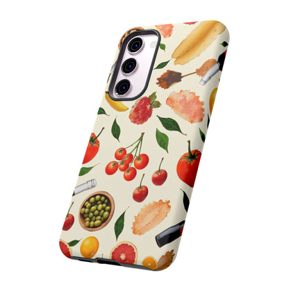 Fresh Fruits & Veggies Pattern Phone Case