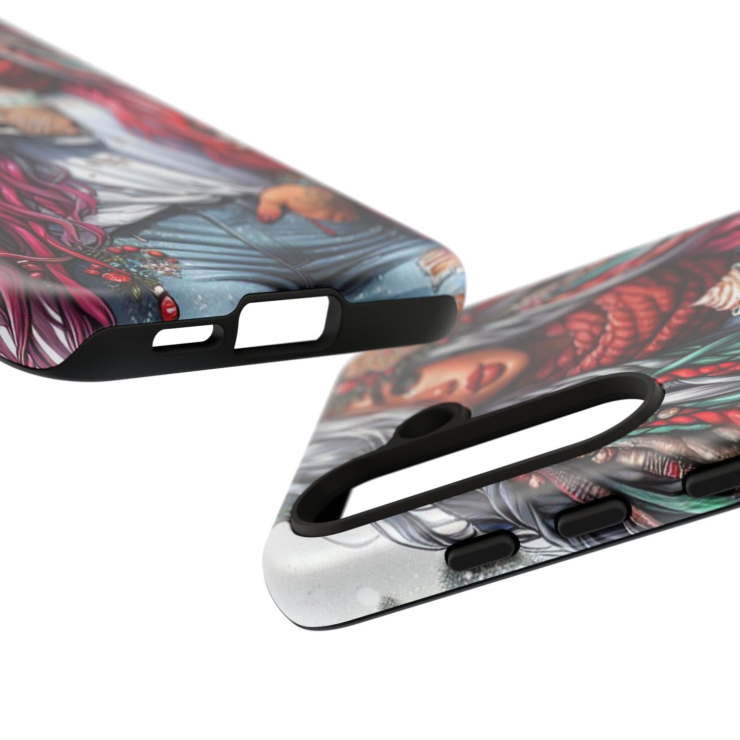Boho Winter Queen – Cozy Dreads & Holiday Vibes Mobile Cover