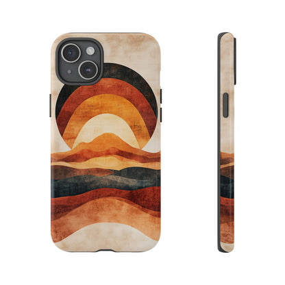Boho Desert Sunrise Phone Case for iPhone, Pixel & Samsung