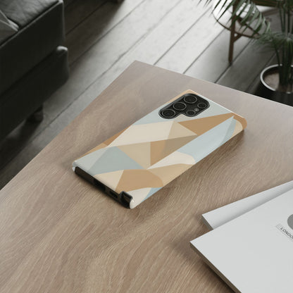 Neutral Geometrical Triangular Abstract Pattern