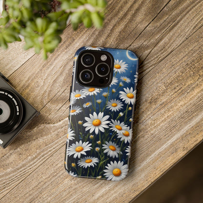 Witchy Daisy Flowers Phone Case Vintage Botanical Cover