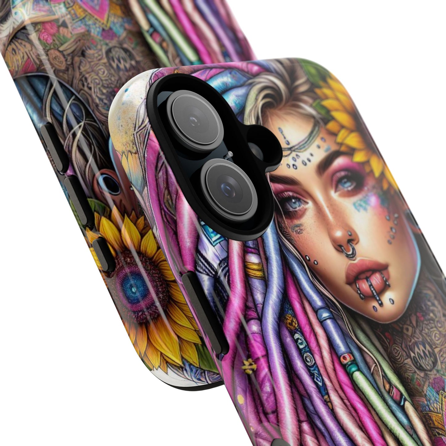 Boho Mandala Goddess – Ethereal Tattoo Art Mobile Cover