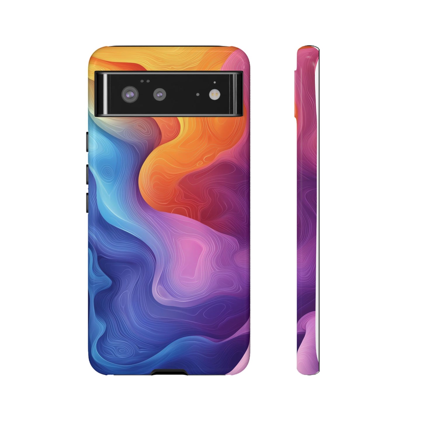 Aurora Flow Watercolor Phone Case for iPhone, google Pixel & Samsung