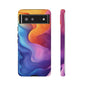 Aurora Flow Watercolor Phone Case for iPhone, google Pixel & Samsung