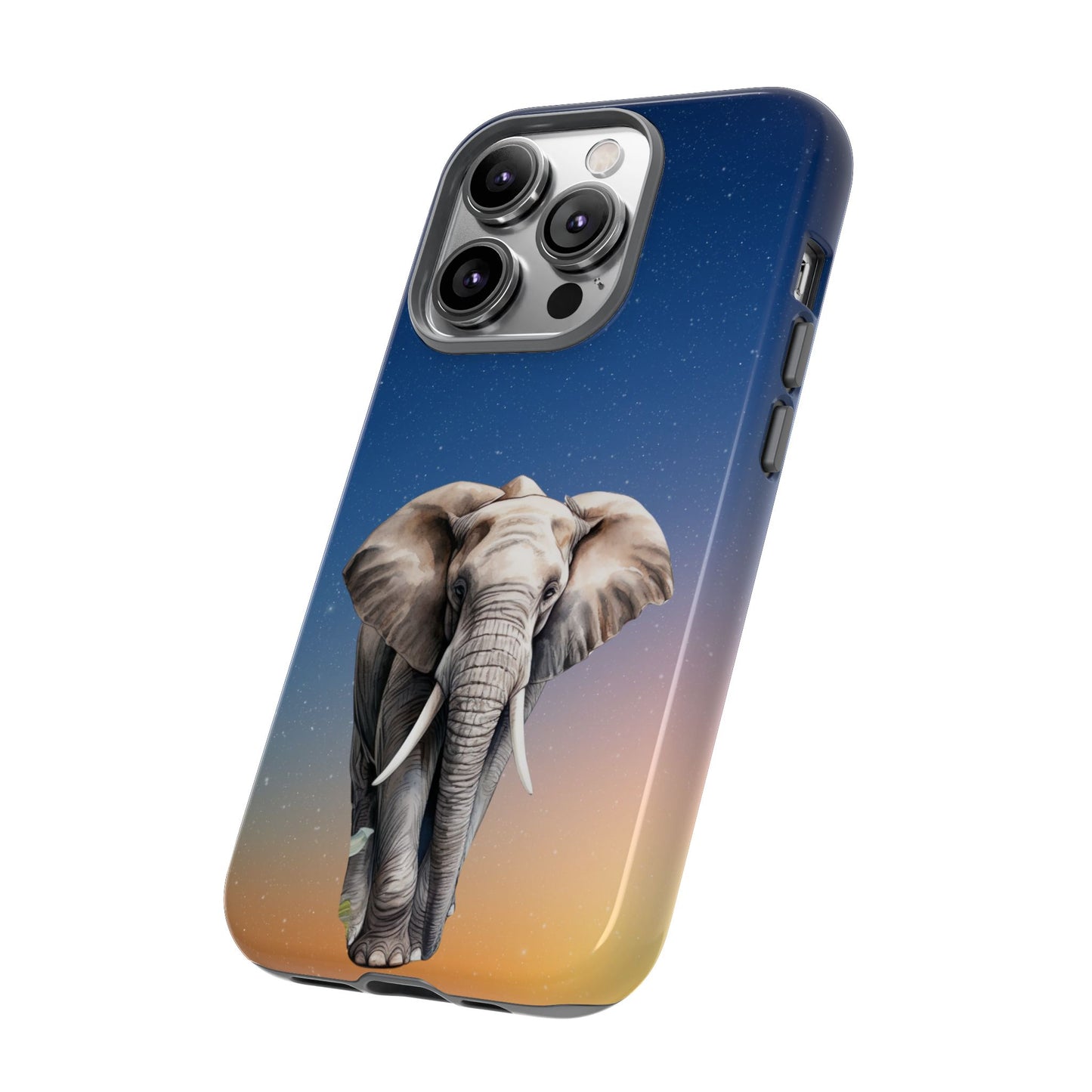 Celestial Elephant Mobile Cover – Dreamy Night Sky Aesthetic