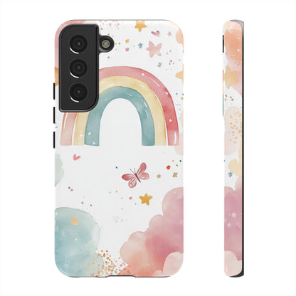 Rainbow Whimsy Watercolor Phone Case for iPhone, google Pixel & Samsung
