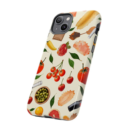 Fresh Fruits & Veggies Pattern Phone Case