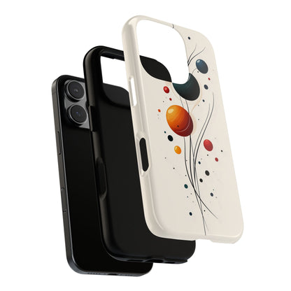 Modern Orbit Abstract Phone Case – Minimal Planet-Inspired Design for iPhone, Samsung & Pixel