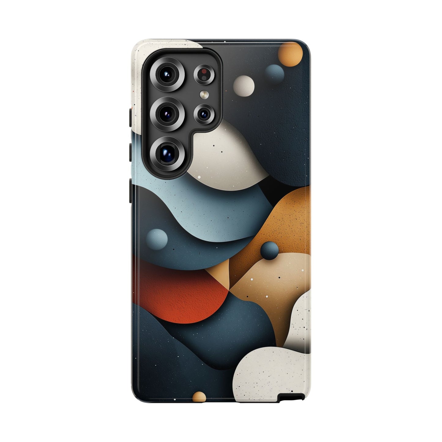 Cosmic Flow – Textured Abstract Phone Case for iPhone, Samsung & Pixel