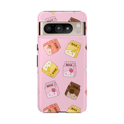 Kawaii Milk Carton Phone Case for iPhone, Google Pixel, Samsung