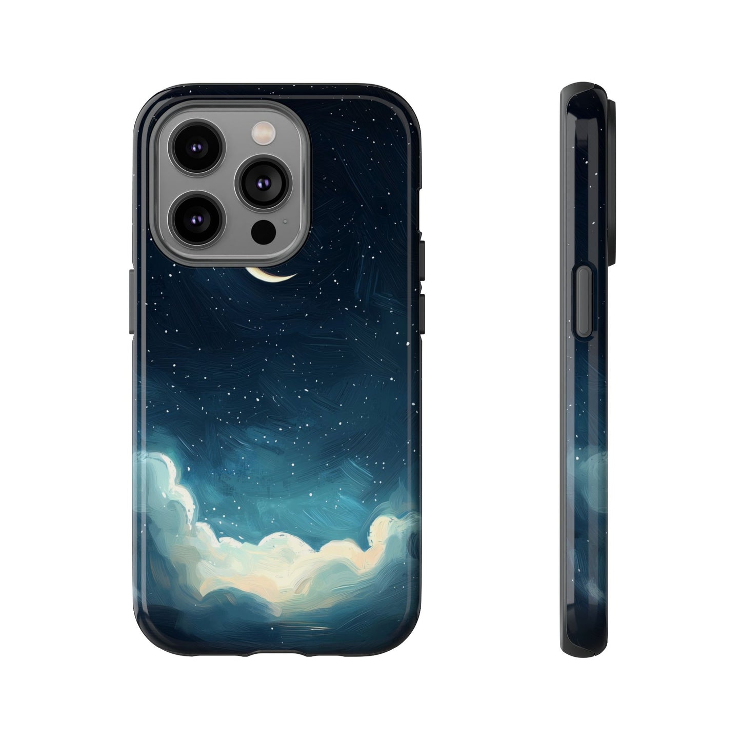 Midnight Aurora Watercolor Phone Case for iPhone, google Pixel & Samsung
