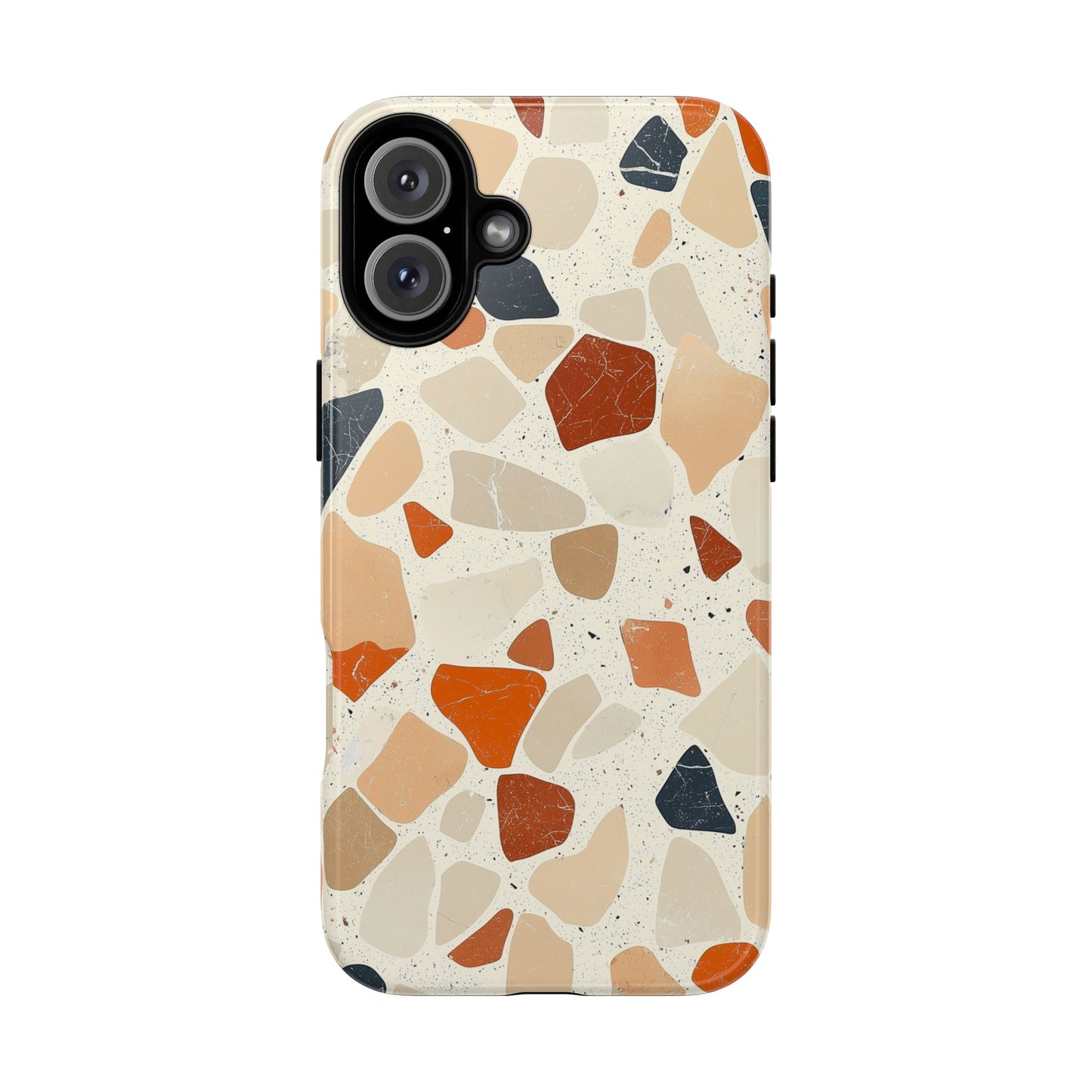 Rustic Terrazzo Stone Phone Case for iPhone, Pixel & Samsung