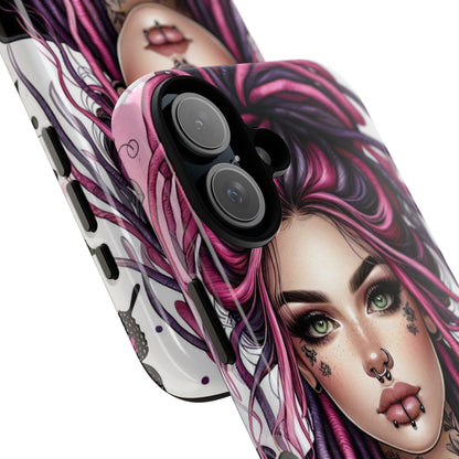 Neon Gothic Beauty Mobile Case