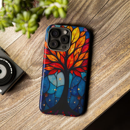 Stained Glass Tree: A Burst of Vibrant Elegance