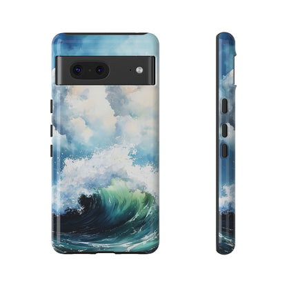 Pastel Wave Dream Watercolor Phone Case for iPhone, google Pixel & Samsung