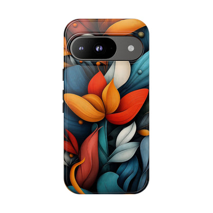 Velvet Bloom – Elegant Floral Art Phone Case for iPhone, Pixel & Samsung