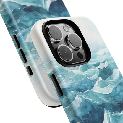 Aqua Drift Watercolor Phone Case for iPhone, google Pixel & Samsung