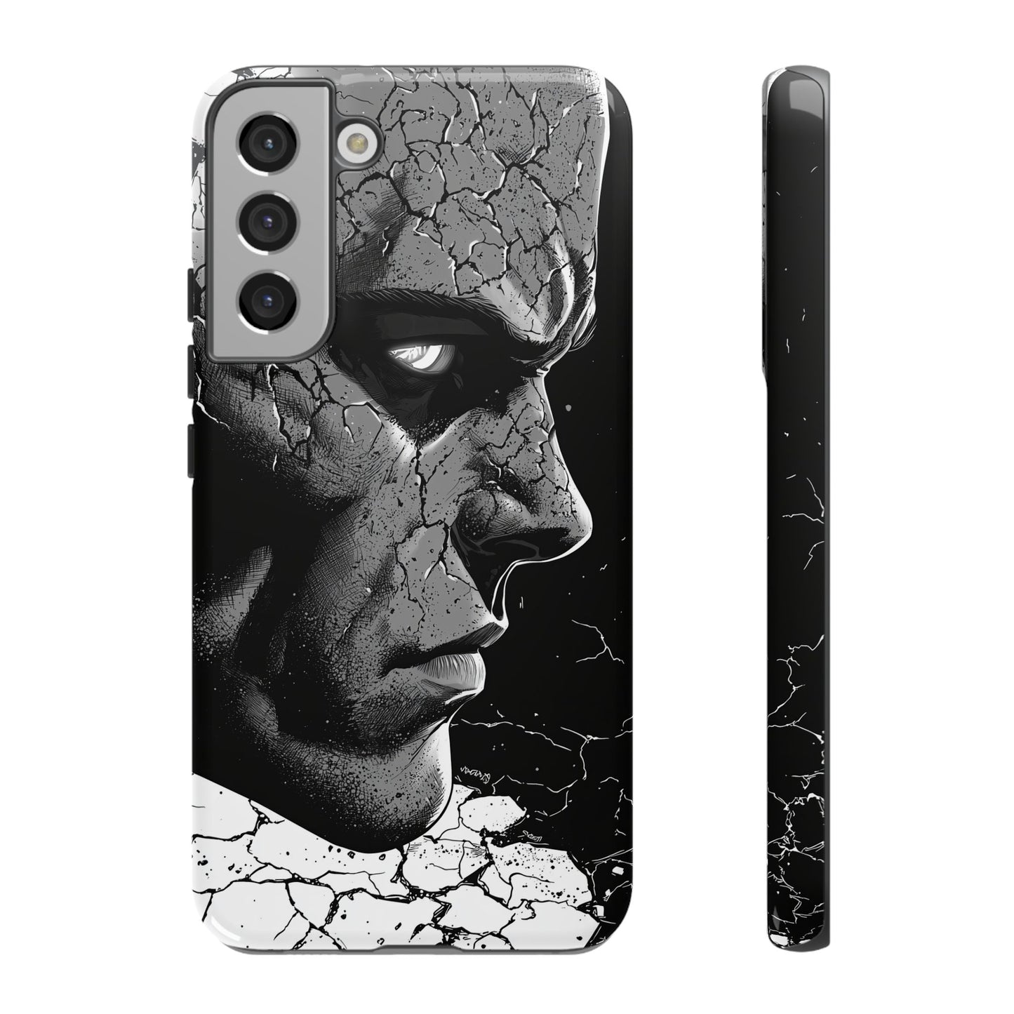 Shattered Reflections of a Symbiotic Soul: The Rise of a Dark Anti-Hero Phone Case for iPhone, Samsung & Pixel