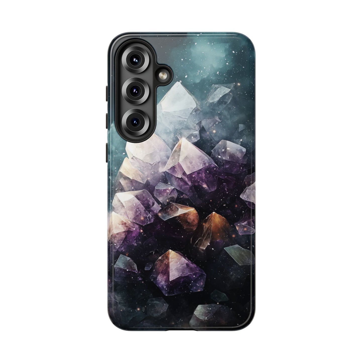 Galactic Amethyst Stones Phone Case for iPhone, Samsung & Google Pixel