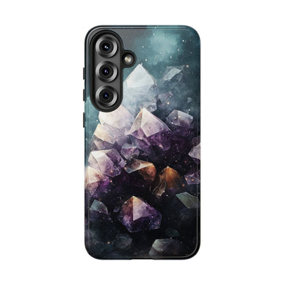 Galactic Amethyst Stones Phone Case for iPhone, Samsung & Google Pixel