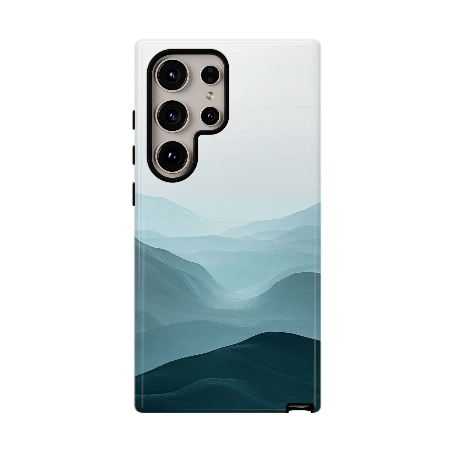Tranquil Terrain – Misty Abstract Landscape Case for iPhone, Samsung & Pixel