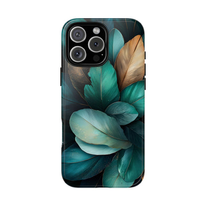 Iridescent Peacock Feather Luxe Phone Case for iPhone, Samsung & Google Pixel