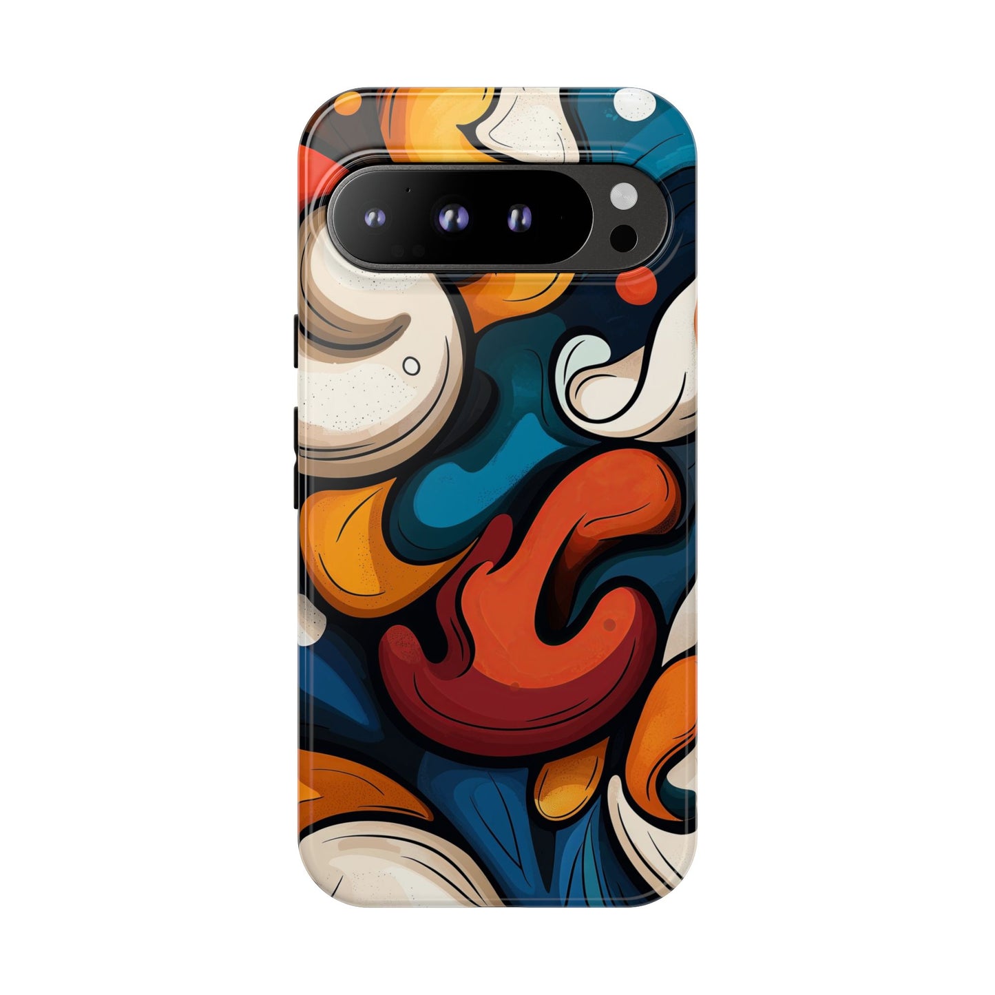 Molten Motion – Bold Abstract Swirl Phone Case for iPhone, Google Pixel, Samsung