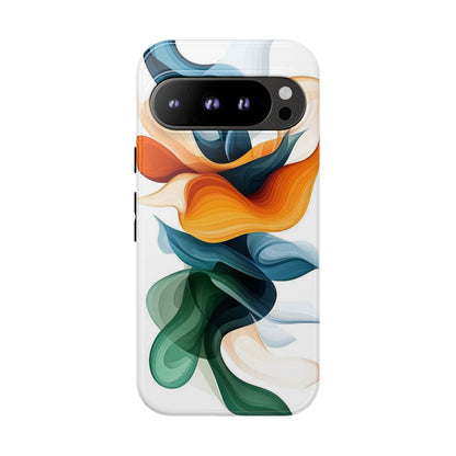 Verdant Flow – Modern Abstract Phone Case for iPhone, Samsung & Pixel