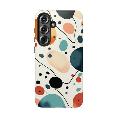Retro Pop Pebbles – Abstract Vibe Phone Case for iPhone, Samsung & Pixel