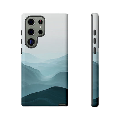Tranquil Terrain – Misty Abstract Landscape Case for iPhone, Samsung & Pixel