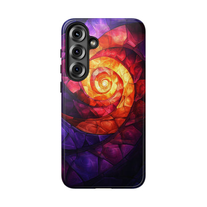Retro Spiral Psychedelic Phone Case for iPhone, Samsung & Pixel