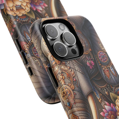 Royal Ornate Elephant Mobile Cover – Luxurious Bohemian Art