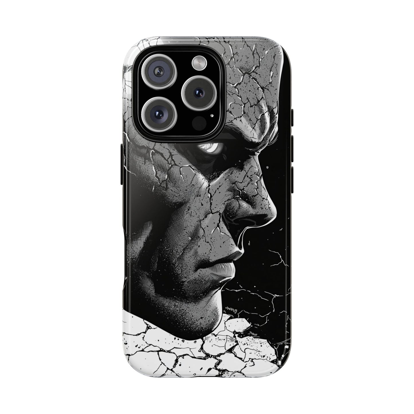 Shattered Reflections of a Symbiotic Soul: The Rise of a Dark Anti-Hero Phone Case for iPhone, Samsung & Pixel