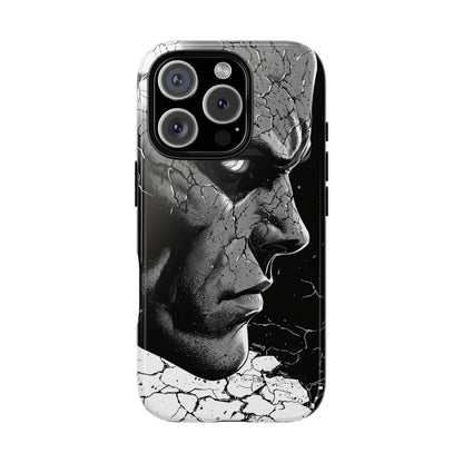 Shattered Reflections of a Symbiotic Soul: The Rise of a Dark Anti-Hero Phone Case for iPhone, Samsung & Pixel