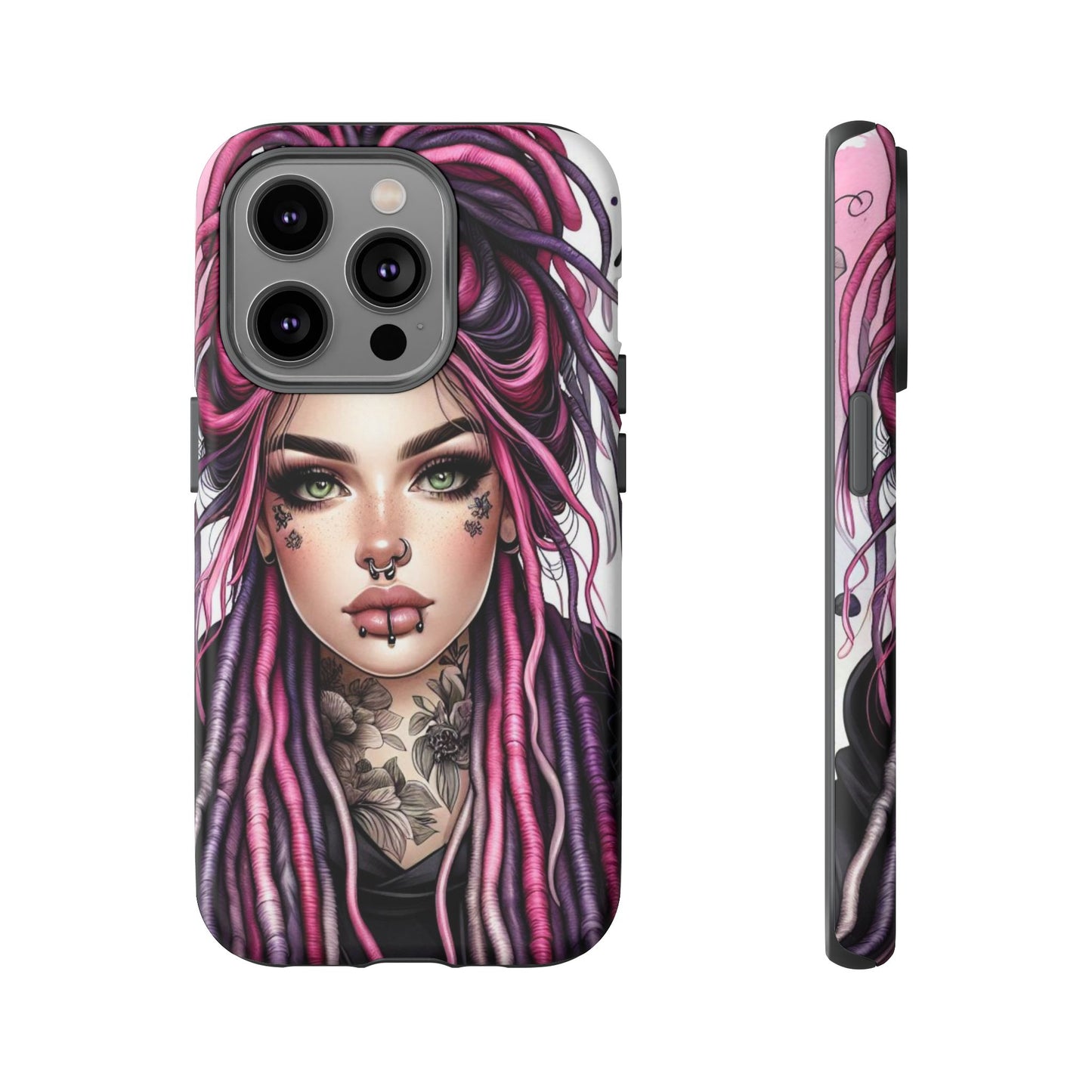 Neon Gothic Beauty Mobile Case
