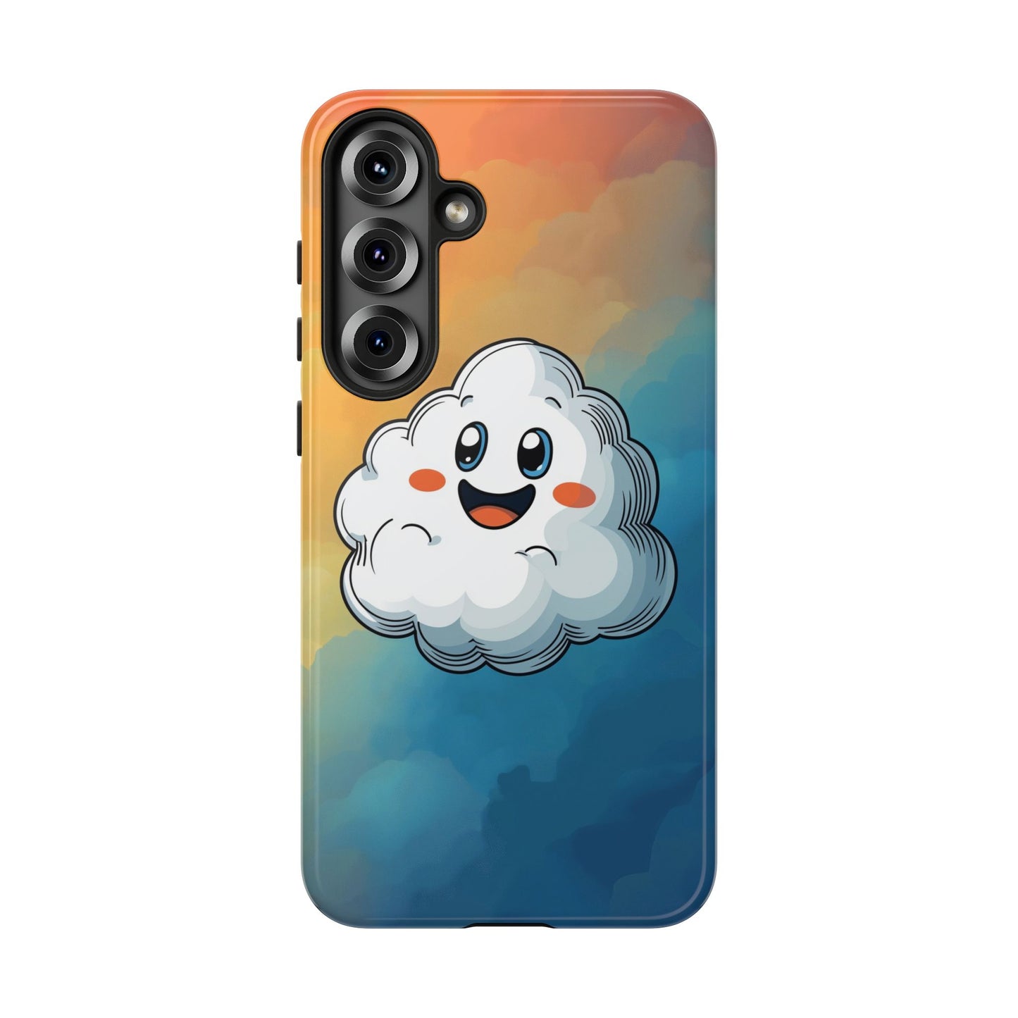 Happy Cloud Anime Phone Case for iPhone, Samsung, Google Pixel