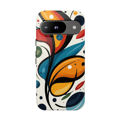 Vibrance Bloom – Bold Abstract Burst Phone Case for iPhone, Google Pixel, Samsung