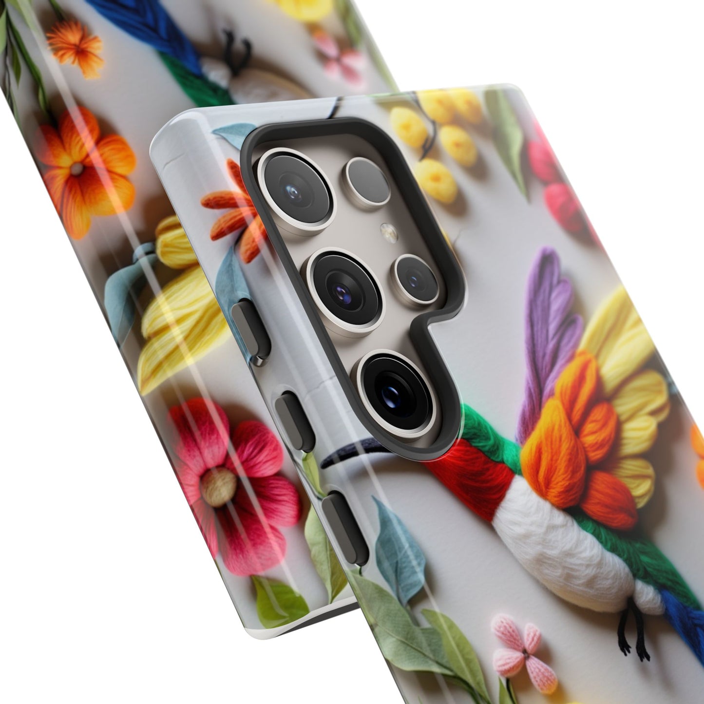 Elegant Hummingbird with Floral Mosaic Design | Nature's Artistic Vibes | Pixel 8 pro